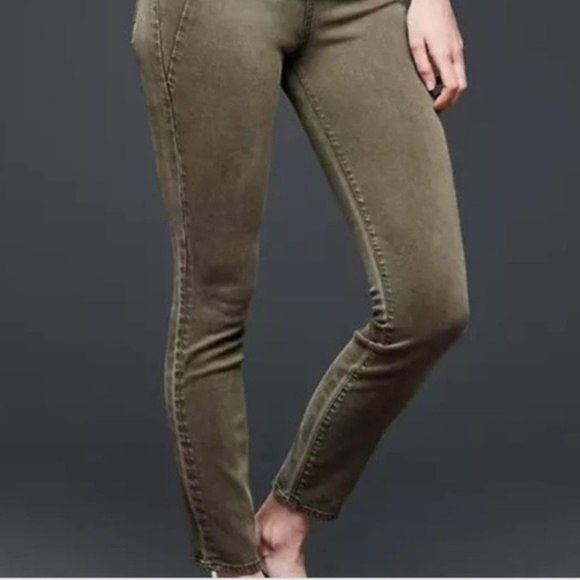 GAP 1969 Resolution Pull On Green Legging - Picture 14 of 14